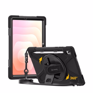 Crong Defender Plus – Rugged ümbris Samsung Galaxy Tab S11 11” (must)