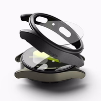 Ringke Slim & Karastatud klaas Ümbris + Glass Set jaoks Samsung Galaxy Watch 7 44mm - must