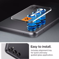 Spigen Glas.tR EZ Fit Optik Camera Protector jaoks Samsung Galaxy S23 FE - must 2 pcs.