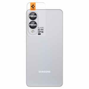 Spigen Optik Pro GLAS.TR "Ez Fit" 2-pack Camera Cover jaoks Samsung Galaxy S25 Edge - Must