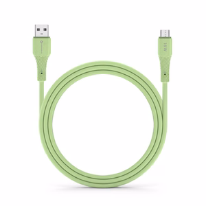 Kaabel USB A to Micro USB Forcell F-Energy QC3.0 2,4A 18W Silikoon 1 m C341 roheline