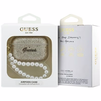 Guess Glitter Pearl Rihm Ümbris for AirPods Pro 3 - kuldne