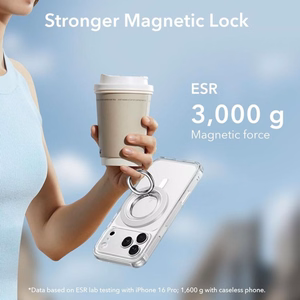 ESR Magnetic HaloLock MagSafe Phone Hoidja - valge