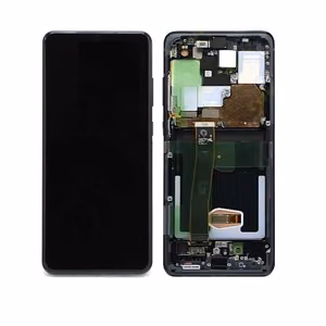 LCD ekraan Samsung G988 S20 Ultra puuteekraani ja raamiga Cosmic Black originaal (service pack)