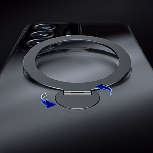 Benks Magnetic Mist ümbris koos statiiviga (A050) Samsung Galaxy S26 Ultra mustale telefonile