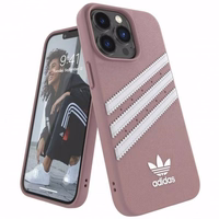 Adidas OR vormitud ümbris PU iPhone 13 Pro / iPhone 13 jaoks - roosa