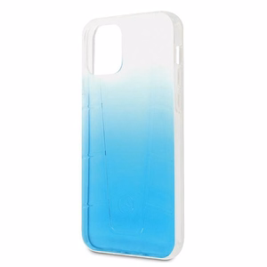 Mercedes Transparent Line чехол для iPhone 12 / iPhone 12 Pro - синий