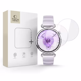 Tech-Protect Glass Fit+ 2-pack karastatud klaas jaoks Huawei Watch GT 6 41mm - läbipaistev