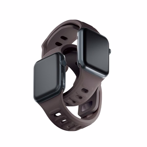 3mk silikoonrihm Apple Watchile, 38/40/41/42 mm, Taupe, väike suurus