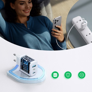 Joyroom JR-TG6 GaN 30W настенное зарядное устройство белое