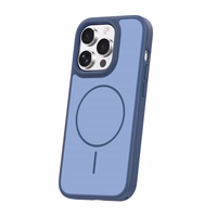 Frame Thin Mag ümbris for iPhone 14 Pro 6,1" tumesinine