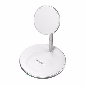 Wireless laadija Choetech T581-F with alus (valge)