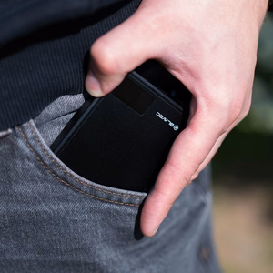 Blavec akupank 10000mAh BJ-03 Slim 13,5mm - Type C - 22,5W magnetiline Magsafe 3 in 1 (PBBJ03-MC10B) must alumiinium