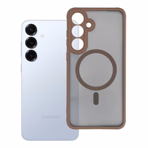 FULL MATTE MAG COVER Ümbris compatible with MagSafe jaoks SAMSUNG S25 Plus brown
