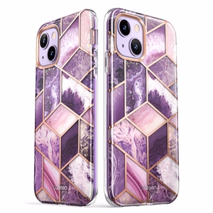 Supcase Cosmo iPhone 14 Plus Ümbris - roosa Marble