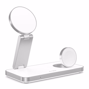 Tech-Protect QI15W-A47 MagSafe 3in1 Induktiivne Laadija + USB-C Kaabel - valge