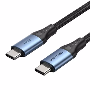 Vention USB 2.0 5A 240W 1,5 m must USB-C kuni USB-C kaabel