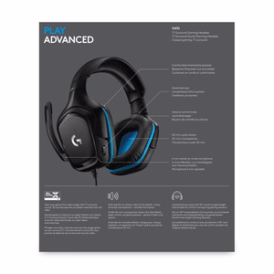 Logitech G G432 mänguri kõrvaklapid