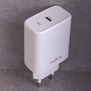 Maxlife MXTC-10-20C PD QC laadija 1x USB-C 20W valge