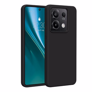 Etteri Silikoonist ümbris Xiaomi Redmi Note 13 Pro 5G musta värvi jaoks
