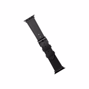 FIXED FIXLST-434-BK – nahast kellarihm, 42/44/45/46/49 mm, Apple Watch, must
