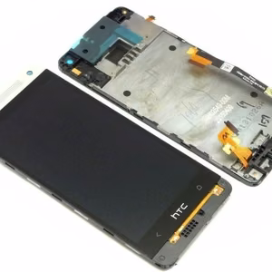 LCD ekraan HTC One Mini (M4) puuteekraani ja raamiga hõbedane originaal (service pack)