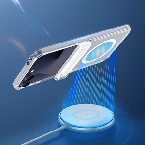Läbipaistev Dux Ducis Clin Mag ümbris MagSafe'i toega Samsung Galaxy Z Flip8 telefonile