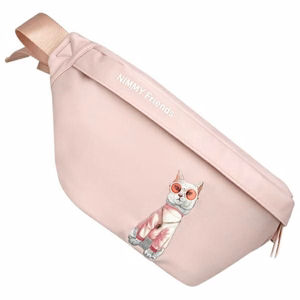 NIMMY crossbody GLASSES COOL CAT roosa