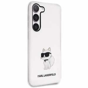 Karl Lagerfeld KLHCS23MHNCHTCT S23+ S916 прозрачный жёсткий чехол Ikonik Choupette