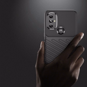 Thunder Case paindlik soomustatud kate Motorola Moto G Power 2022 must