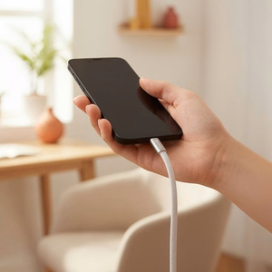 Kaabel USB C USB C Forcell F-Energy QC4.0 PD 5A 100W Cafule Flat 1,2m CCFN23 valge