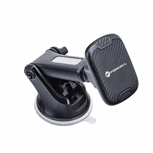 Magnetic car phone hoidja Forcell F-Grip Carbon H-CT327 windshield / dashboard must