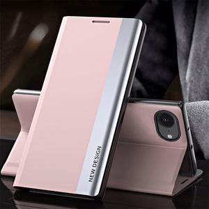 Sleep Ümbris Pro jaoks iPhone 16e with flap and stand - roosa