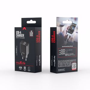 Maxlife MXTC-12 laadija 1x USB-A 4,8A must