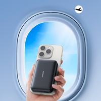 Joyroom JR-W020 20W 10000mAh MagSafe Power Bank + USB-C - USB-C 0.25m kaabel - must