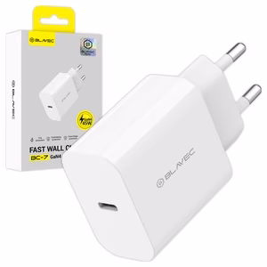 Blavec Wall laadija BC-7 GaN4 - Type C - PD QC 45W 3A (TCBC7G4-CW453A) valge