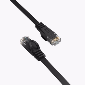 Orico PUG-C7B CAT7 10Gbps RJ45 Etherneti võrgukaabel interneti LAN lapik 8m - must
