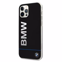 BMW Hardcase Signature Printed Logo Ümbris iPhone 12 / 12 Pro - must