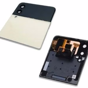Ekraan Samsung F711 Z Flip3 5G puuteklin ja raamiga välimine (Outer) Cream originaal (used Grade A)