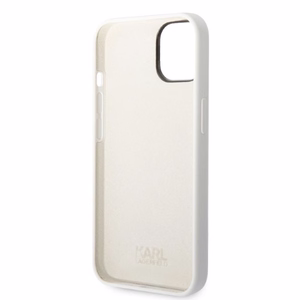 Чехол Karl Lagerfeld Silicone Choupette для iPhone 14 Plus — белый