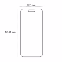 Karastatud klaas 9H Apple iPhone 15