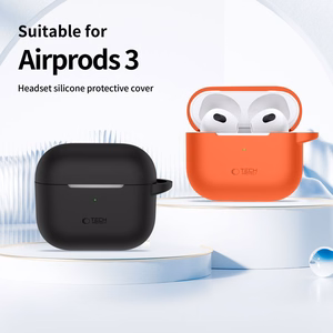 Tech-Protect Silicone Hook Ümbris jaoks Apple AirPods 3 - roosa