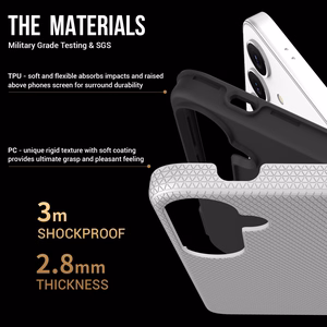 Perfectionists Kolmnurkne Ümbris Samsung A566 A56 5G hõbedane