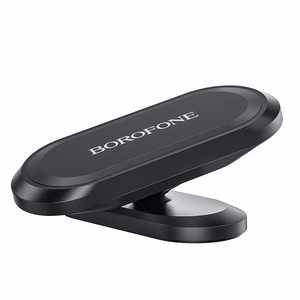Car phone hoidja Borofone BH29 jaoks centre console, magnetic fixing, must
