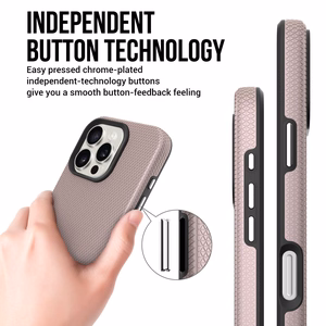 Чехол Perfectionists Triangle Mag для iPhone 13 Pro Max розовое золото