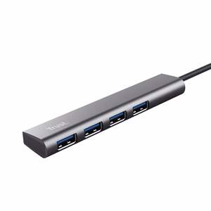 Trust Halyx USB 3.2 Gen 1 (3.1 Gen 1) Type-A 5 Mbit/s черный, серый