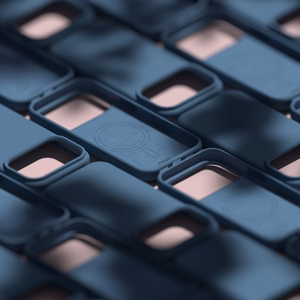 Etteri силиконовый Mag чехол для iPhone 17 Pro Max тёмно-синий
