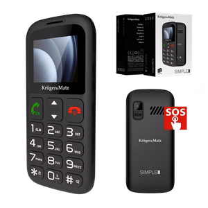 Kruger&Matz Simple 923 GSM-telefon eakatele