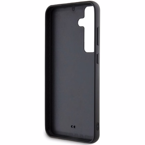 Karl Lagerfeld 3D Rubber Ikonik ümbris jaoks Samsung Galaxy S24 - must
