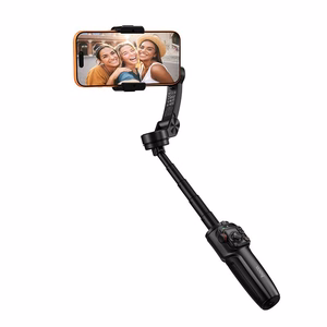 Gimbal 3-telje stabiliseerimise ja kaugjuhtimispuldiga Hoco K91 must